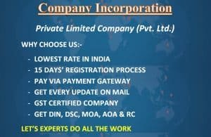 Online Registration of Private Limited Company in India