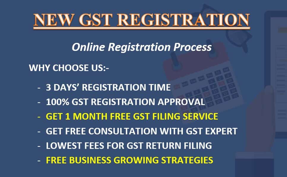 GST Registration (Proprietor) - Online Process - APPLY NOW