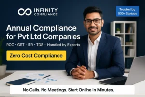 Private Limited Compliance Service - Zero COst Compliance Plan - Infinity Compliance - INFC - www.infinitycompliance.in